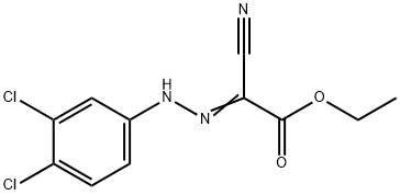 ethyl cyano[(3,4-dichlorophenyl)hydrazono]acetate Structure