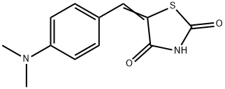 2,4-Thiazolidinedione, 5-[[4-(dimethylamino)phenyl]methylene]- Structure