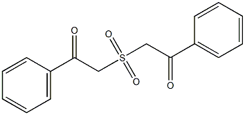 Ethanone, 2,2'-sulfonylbis[1-phenyl- 结构式