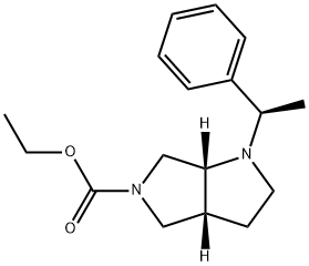 (3aR,6aR)-Ethyl 1-((R)-1-phenylethyl)hexahydropyrrolo[3,4-b]pyrrole-5(1H)-carboxylate