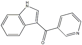 1H-indol-3-yl(pyridin-3-yl)methanone Struktur