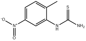 1-(2-methyl-5-nitrophenyl)thiourea 化学構造式
