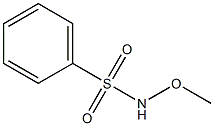 Benzenesulfonamide,N-methoxy- 结构式