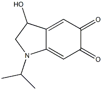 1H-Indole-5,6-dione, 2,3-dihydro-3-hydroxy-1-(1-methylethyl)-|1H-Indole-5,6-dione, 2,3-dihydro-3-hydroxy-1-(1-methylethyl)-