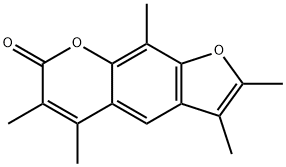 2,3,5,6,9-pentamethyl-7H-furo[3,2-g]chromen-7-one Structure
