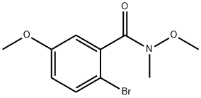 2-bromo-N,5-dimethoxy-N-methylbenzamide Structure