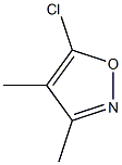 5-chloro-3,4-dimethylisoxazole Struktur