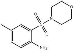 [4-methyl-2-(morpholin-4-ylsulfonyl)phenyl]amine Structure