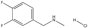 1-(3,4-Difluorophenyl)-N-methylmethanamine
hydrochloride Struktur