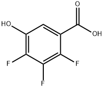 2,3,4-TRIFLUORO-5-HYDROXYBENZOIC ACID Structure