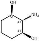 trans-2-aminocyclohexane-1,3-diol Structure