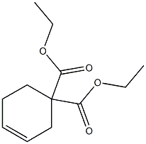 diethyl cyclohex-3-ene-1,1-dicarboxylate Structure