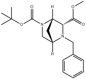 (1S,4S,6R)-2-TERT-BUTYL 6-METHYL 5-BENZYL-2,5-DIAZABICYCLO[2.2.1]HEPTANE-2,6-DICARBOXYLATE|