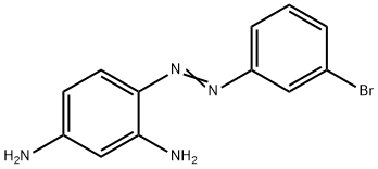 4-[(3-bromophenyl)diazenyl]benzene-1,3-diamine Structure