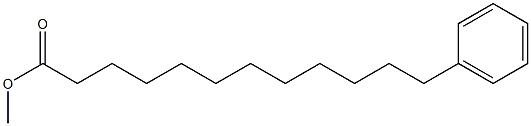 Benzenedodecanoic acid, methyl ester Struktur