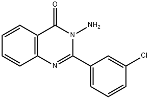 3-AMINO-2-(3-CHLOROPHENYL)QUINAZOLIN-4(3H)-ONE Structure