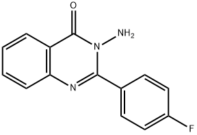 3-AMINO-2-(4-FLUOROPHENYL)QUINAZOLIN-4(3H)-ONE,388106-35-2,结构式