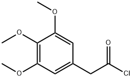 2-(3,4,5-trimethoxyphenyl)acetyl chloride Struktur