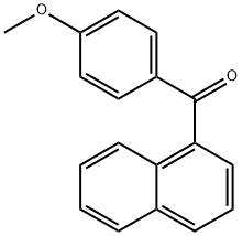(4-甲氧基苯基)(萘-1-基)甲酮,39070-92-3,结构式