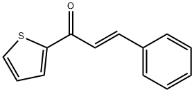 (2E)-3-phenyl-1-(thiophen-2-yl)prop-2-en-1-one 结构式