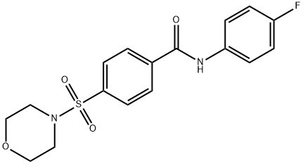 N-(4-fluorophenyl)-4-(morpholinosulfonyl)benzamide|