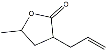 2(3H)-FURANONE, 3-ALLYLDIHYDRO-5-METHYL- Structure