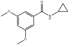 N-cyclopropyl-3,5-dimethoxybenzamide,392716-23-3,结构式