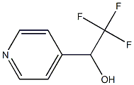 2,2,2-trifluoro-1-(pyridin-4-yl)ethan-1-ol Struktur