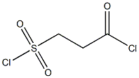 Propanoyl chloride, 3-(chlorosulfonyl)- 化学構造式