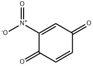 2,5-Cyclohexadiene-1,4-dione, 2-nitro- 结构式