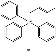 (E)-but-2-en-1-yltriphenylphosphonium bromide Structure