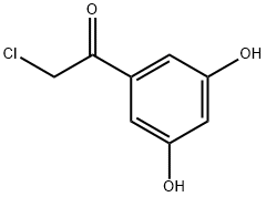 Ethanone, 2-chloro-1-(3,5-dihydroxyphenyl)- Struktur