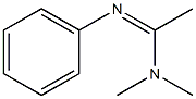 Ethanimidamide, N,N-dimethyl-N'-phenyl- Structure