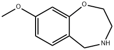 8-Methoxy-2,3,4,5-tetrahydro-benzo[f][1,4]oxazepine Structure