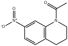 1-(7-硝基-3,4-二氢喹啉-1(2H)-基)乙酮,40484-66-0,结构式