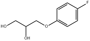 1,2-Propanediol, 3-(4-fluorophenoxy)- Struktur
