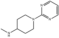 N-methyl-1-(pyrimidin-2-yl)piperidin-4-amine 结构式