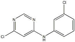 6-Chloro-N-(3-chlorophenyl)pyrimidin-4-amine Structure