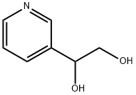 1-Pyridin-3-yl-ethane-1,2-diol Struktur
