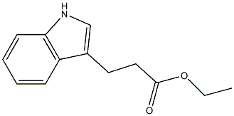 1H-Indole-3-propanoicacid, ethyl ester Structure