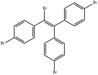 4,4',4''-(2-Bromoethene-1,1,2-triyl)tris(bromobenzene),408327-92-4,结构式