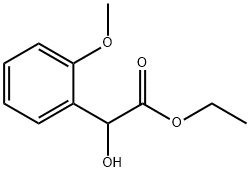 2-(2-methoxy-phenyl) -2-hydroxyacetic acid ethyl ester Struktur