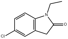 5-氯-1-乙基吲哚啉-2-酮, 41192-34-1, 结构式