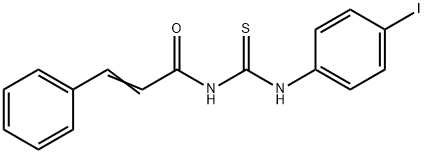 N-{[(4-iodophenyl)amino]carbonothioyl}-3-phenylacrylamide,412963-65-6,结构式