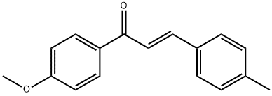 (2E)-1-(4-methoxyphenyl)-3-(4-methylphenyl)prop-2-en-1-one, 41564-65-2, 结构式