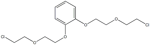 1,2-bis[2-(2-chloroethoxy)ethoxy]benzene Struktur