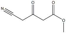 methyl 4-cyano-3-oxobutanoate 结构式