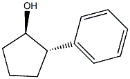 (1R,2S)-2-phenylcyclopentan-1-ol Structure