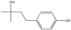 Benzenepropanol, 4-hydroxy-.alpha.,.alpha.-dimethyl- Struktur