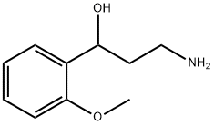 3-amino-1-(2-methoxyphenyl)propan-1-ol Structure